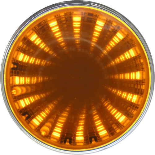 LED Auxiliary Tunnel Light, Round, Kit, 2″, amber
