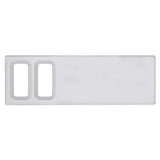 Chrome Plastic Dash Switch Panel Cover For International - 2 Openings
