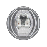 Clear lens yellow 3/4" PC rated marker/clearance light