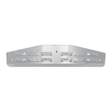 Chrome Louver Style Bottom Mud Flap Plate 5" x 24"
