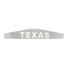 Bottom Mud Flap Plate with Script Texas