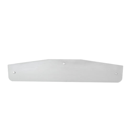 Chrome Bottom Mud Flap Plate with 3 Holes, 4” x 24”
