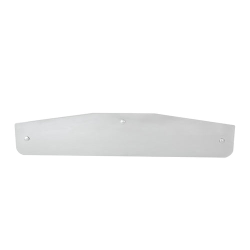 Chrome Bottom Mud Flap Plate with 3 Holes 5" x 24" (Extra Tall)