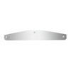 Chrome Bottom Mud Flap Plate With 3 Holes 3" X 18"