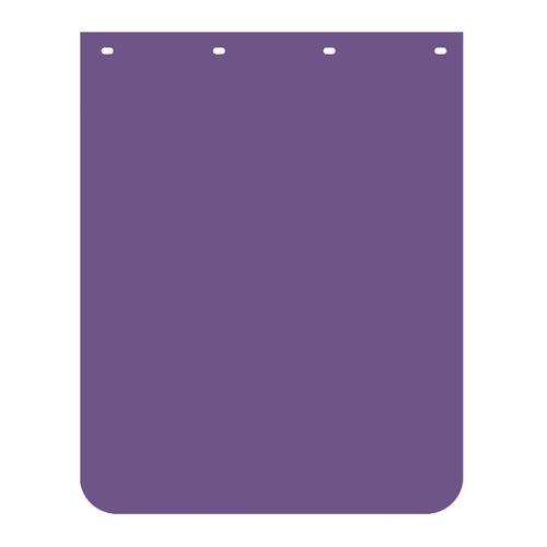 Mudflap, Plastic flap, 24 In X 30 In, Color Purple (Each)