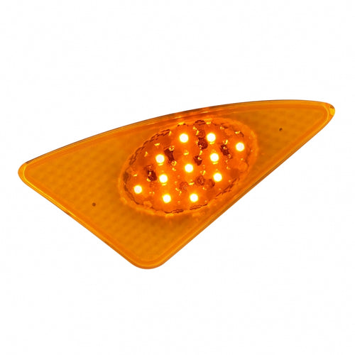 11 Amber LED Fender Signal Light For 2008-2017 Kenworth T660 - Driver