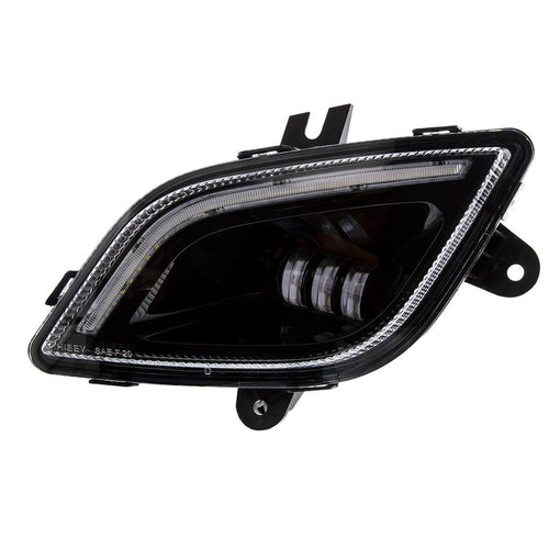 34 LED Black Fog Light With LED Light Bar For 2018-2024 Freightliner Cascadia - Driver