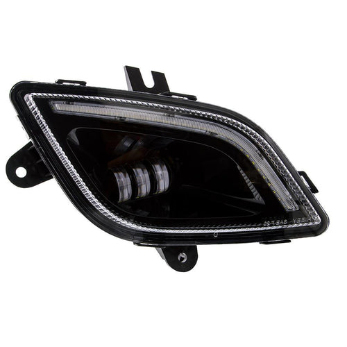 34 LED Black Fog Light With LED Light Bar For 2018-2024 Freightliner Cascadia - Passenger