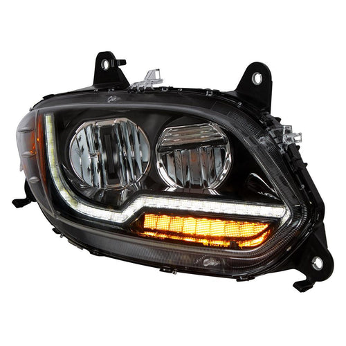 "Blackout" LED Headlight For 2018-2024 Fits International Prostar LT Truck - Passenger side