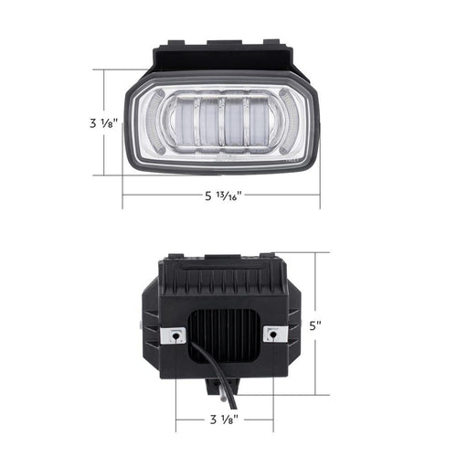 12 LED Projector Fog Light For 2018-2024 International Prostar LT