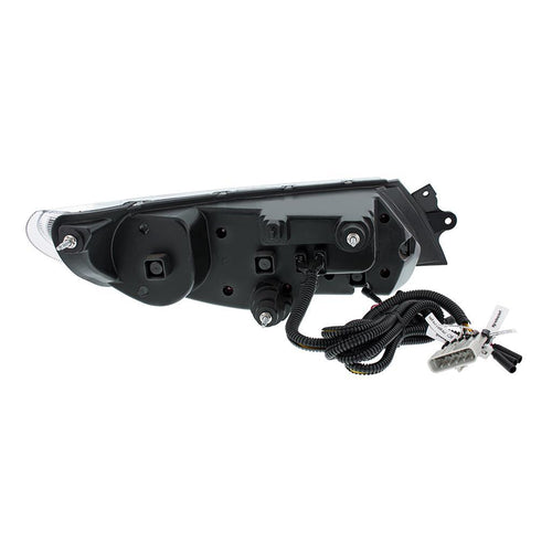 Chrome LED Projector Headlight With Rear Facing Turn Signal For International Durastar 2002-2018 - Driver