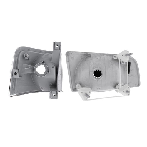 (SET) RH/LH Black Bezel Headlight Assembly With Turn Signal For 1996-2003 Volvo VN