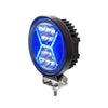 4.5" 24 High Power LED Work Light With "X" Blue Light Guide