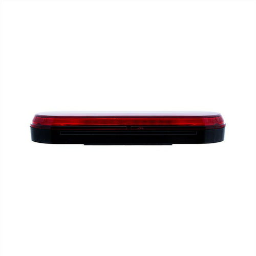 22 LED 6" Oval Abyss Light (Stop, Turn & Tail Light) - Red LED/Red Lens