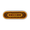 22 LED 6" Oval Abyss Light (Turn Signal) - Amber LED/Amber Lens