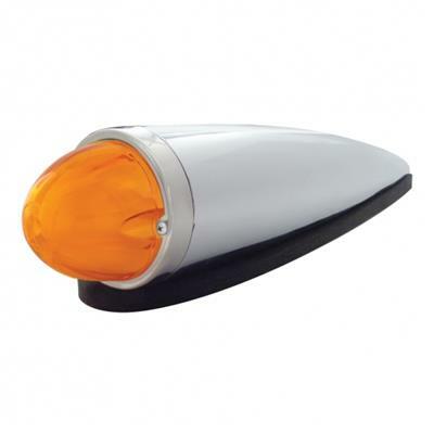 9 LED Dual Function GloLight Watermelon Cab Light Kit - Amber LED/Amber Lens