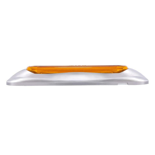4 LED Light Track Clearance/Marker Lights Amber/Amber