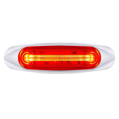 4 LED Light Track Clearance/Marker Lights Red/Red