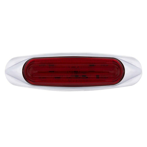 4 LED Light Track Clearance/Marker Lights Red/Red