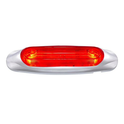 4 LED Light Track Clearance/Marker Lights Red/Red