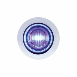 3 LED 3/4" "DOUBLE FURY" Dual Color Mini Clearance/Marker Light - Red LED/Blue LED