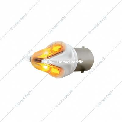 2 High Power LED 1157 Bulb - Amber