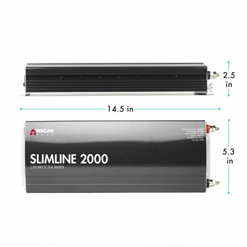 SlimLine AC Inverter 2000 Watt (MSW)