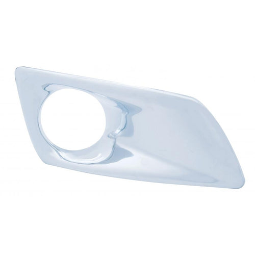 Chrome Plastic Fog Light Cover With Light Opening For 2007-2017 Kenworth T660 - Passenger
