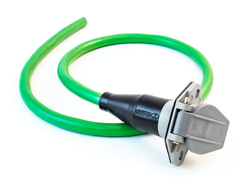 Straight Style Primary J560 Over-Molded Receptacle, Solid Pin