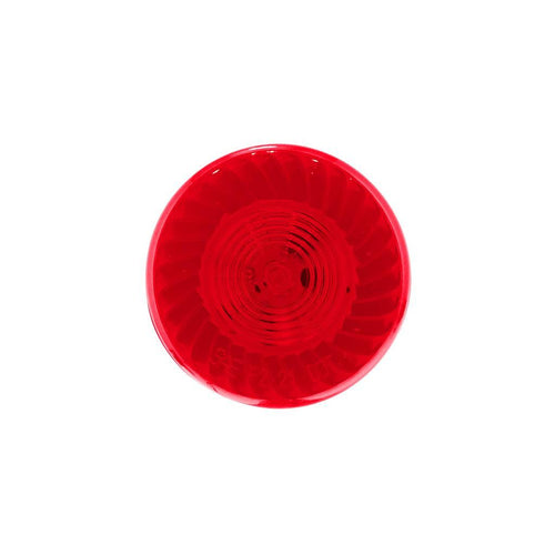 7 LED 2" Round Turbine Light (Clearance/Marker) - Red LED/Red Lens
