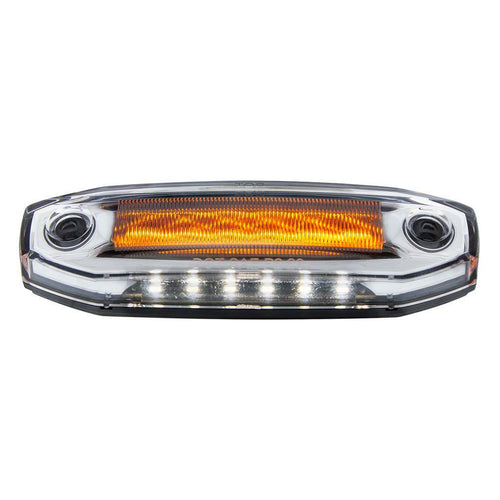 6 Amber LED Clearance/Marker Light With 6 LED Side Ditch Light