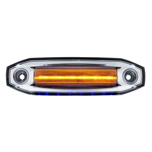 6 Amber LED Clearance/Marker Light With 6 LED Side Ditch Light