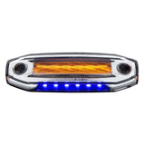 6 Amber LED Clearance/Marker Light With 6 LED Side Ditch Light