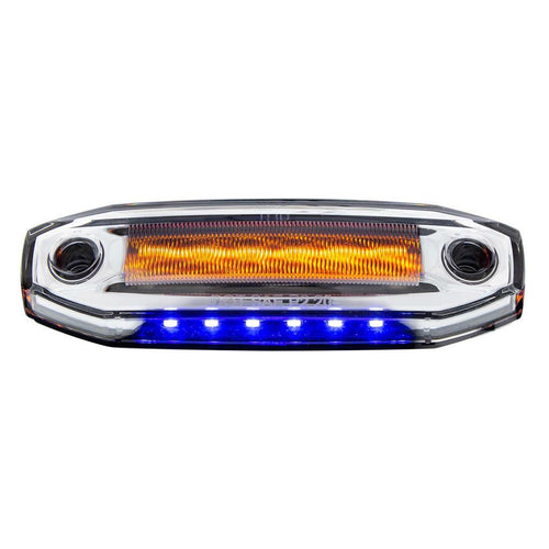 6 Amber LED Clearance/Marker Light With 6 LED Side Ditch Light