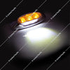 5 LED Reflector Clearance/Marker Light With Side Ditch Light - Amber LED/Clear Lens