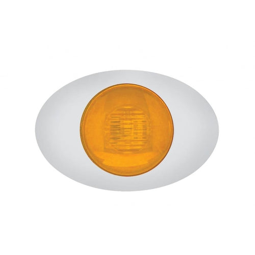 5 LED "M3 Millennium" "GLO" Clearance/Marker Light - Amber LED w/ Amber Lens