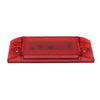 16 LED "GLO" Rectangular Clearance/Marker Light - Red LED/ Red Lens