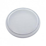 Chrome 7- " Round Speaker Cover For Peterbilt 389 (2008+), 388 (2008-2014), 379/378/335/330 (1995-2000), Snap