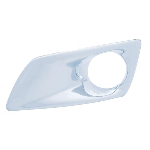 Chrome Plastic Fog Light Cover With Light Opening For 2007-2017 Kenworth T660 - Driver