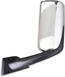 Complete Chrome Mirror With Arm Power Heated Mototrized fits Freightliner Cascadia 2018+