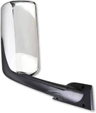 Complete Chrome Mirror With Arm Power Heated Mototrized fits Freightliner Cascadia 2018+