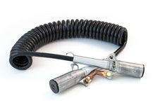 Single Pole Liftgate Cable, 15ft Coiled, w/ 12" Leads, 4 GA