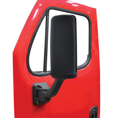 Matte Black Mirror Cover For 2008-2017 Freightliner Cascadia - Driver