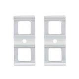 Chrome Plastic Switch Covers - 3 Openings (Card of 2)  2008-2017 Freightliner Cascadia.