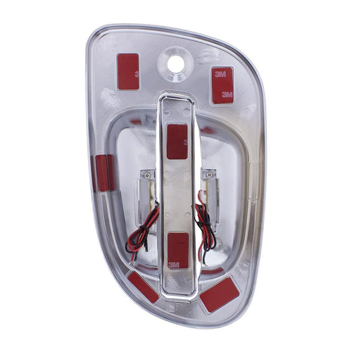 6 White LED Chrome Door Handle Cover for Freightliner - Driver