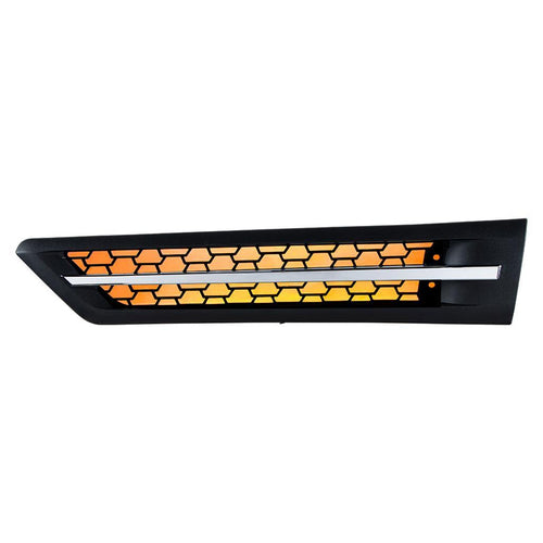 Hood Air Intake Grille With Red LED For 2018-2024 Freightliner Cascadia 126