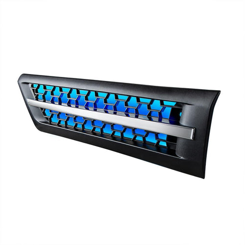 Hood Air Intake Grille With Red LED For 2018-2024 Freightliner Cascadia 126