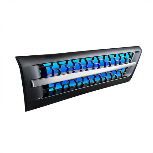 Hood Air Intake Grille With Red LED For 2018-2024 Freightliner Cascadia 126