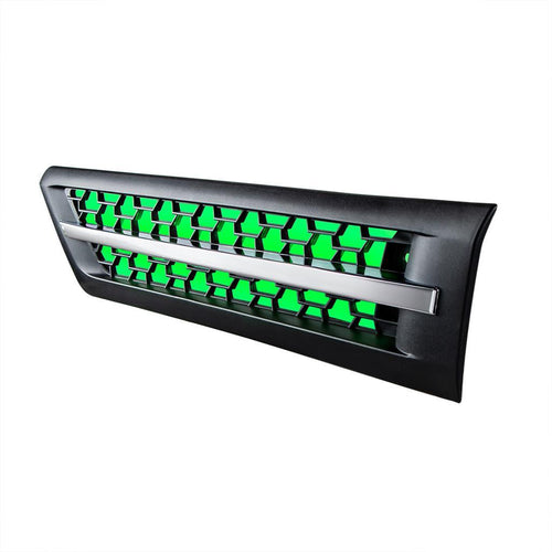 Hood Air Intake Grille With Red LED For 2018-2024 Freightliner Cascadia 126