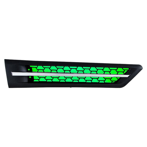 Hood Air Intake Grille With Red LED For 2018-2024 Freightliner Cascadia 126